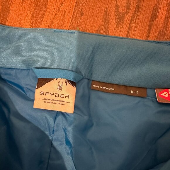 Women’s Spyder Snow Pant - Blue - Size 8-R - Picture 3 of 4